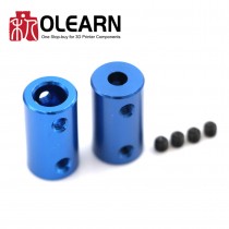 3D Printers Parts Blue Flexible Shaft Coupler Screw Part For Stepper Motor