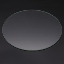 Round Borosilicate Glass Build Plate Transparent Tempered Glass for Kossel 3D Printer