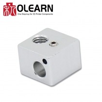 3D Printer Part Aluminum V5 Heating Block For Rerap 3D Printer Extruder