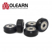 CNC Openbuilds Plastic Wheel POM With Bearings Big Models Passive Round Wheel Idler Pulley Gear Perlin Wheel