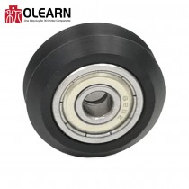 V-Slot Plastic Wheel POM with Bearings W Type Passive Round wheel Idler Pulley Gear for CNC Openbuilds