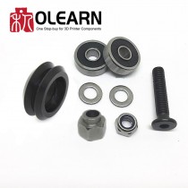 Delrin Dual V Wheel Kit For Openbuild Slot Black Wheel