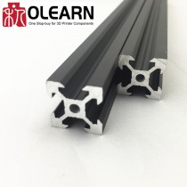 OLEARN CNC Parts V-Slot 20x20 Linear Rail Black 