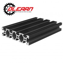 2080 V-Slot Aluminum Profile Black Anodization 1 Meter