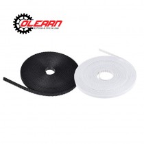 PU 2GT Timing Belt Open End Synchronous Belt Black Or White Option