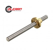 Length 80-450mm T8-1mm Lead Stainless Steel Leadscrew