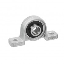 KP000 Flanged Pillow Block Bearing Zinc Alloy 10mm Bore Diameter