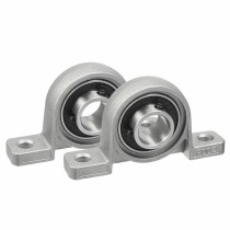 KP002 Flanged Pillow Block Bearing Zinc Alloy 15mm Bore Diameter