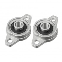 KFL000 Zinc Alloy Pillow Block Flange Bearing 10mm Bore Diameter