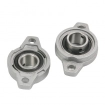 KFL003 Zinc Alloy Pillow Block Flange Bearing 17mm Bore Diameter