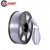 Olearn 1.75mm 3D Printing Filament PLA Fit Fdm 3D Printer Silk Silver