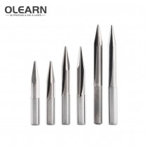 Olearn Double-edged Straight Flute Sharp Knife